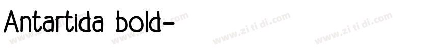 Antartida bold字体转换
